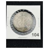 1943 Walking Liberty Half Dollar Silver Coin