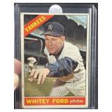 1966 Topps Whitey Ford Baseball Card