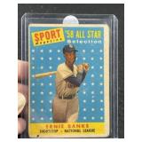 1958 Topps Ernie Banks Baseball Card