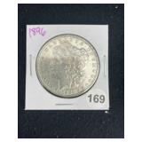 1896 Morgan Silver Dollar Coin