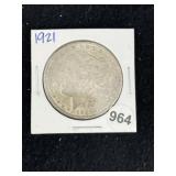 1921 Morgan Silver Dollar Coin