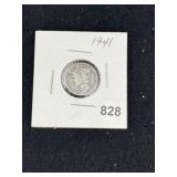 1941 Mercury Dime Coin