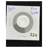 1/10th Fine Silver Coin