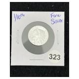 1/10th Fine Silver Coin