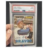 1967 Topps Hank Aaron Baseball Card