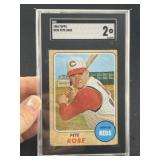 1968 Topps Pete Rose Baseball Card