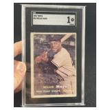 1957 Topps Willie Mays Baseball Card