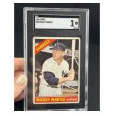 1966 Topps Mickey Mantle Baseball Card