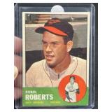 1963 Topps Robin Roberts Baseball Card
