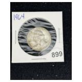 1964 Washington Quarter Coin