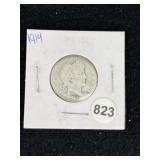 1914 Barber Quarter Coin
