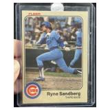 1983 Fleer Ryne Sandberg Baseball Card