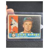 1960 Topps Steve Barber Baseball Card