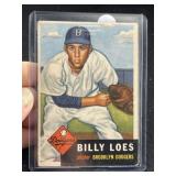 1953 Topps Billy Loes Baseball Card