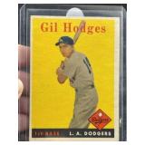 1958 Topps Gil Hodges Baseball Card