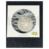 1900 Barber Quarter Coin