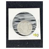 1902 Barber Quarter Coin