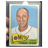 1965 Topps Warren Spahn Baseball Card