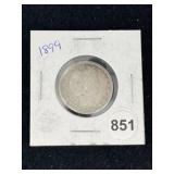1899 Barber Quarter Coin