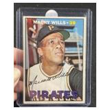 1967 Topps Maury Wills Baseball Card