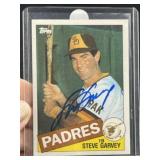 1985 Topps Steve Garvey Hand Signed Authentic Auto