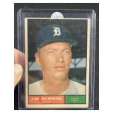 1961 Topps Jim Bunning Baseball Card