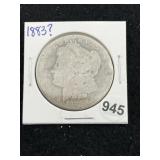 1883? Morgan Silver Dollar Coin