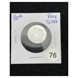 1/10th Fine Silver Coin