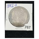 1882 O Morgan Silver Dollar Coin