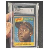 1958 Topps Hank Aaron Baseball Card
