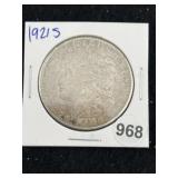 1921 S Morgan Silver Dollar Coin