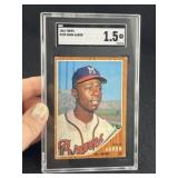 1962 Topps Hank Aaron Baseball Card