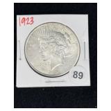 1923 Peace Silver Dollar Coin