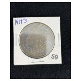 1921 S Morgan Silver Dollar Coin