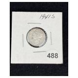 1941 S Mercury Dime Coin
