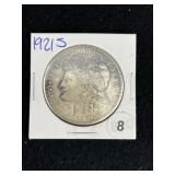 1921 S Morgan Silver Dollar Coin