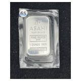 One Troy Ounce .999 Fine Silver Bar