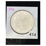1896 Morgan Silver Dollar Coin