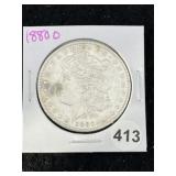 1880 O Morgan Silver Dollar Coin