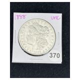 1888 UNC Morgan Silver Dollar Coin