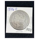 1896 O Morgan Silver Dollar Coin