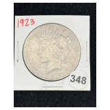 1923 Peace Silver Dollar Coin