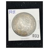 1921 Morgan Silver Dollar Coin