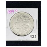 1889 O Morgan Silver Dollar Coin