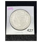 1885 Morgan Silver Dollar Coin