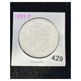 1889 O Morgan Silver Dollar Coin