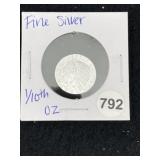 1/10th Fine Silver Coin