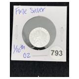 1/10th Fine Silver Coin