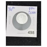 1/10th Fine Silver Coin