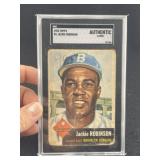 1953 Topps Jackie Robinson Baseball Card